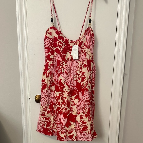 Abercrombie & Fitch Dresses & Skirts - 🎉 HP 11/30 🎉 Abercrombie & Fitch Floral Beaded Sweetheart Babydoll Skort Dress